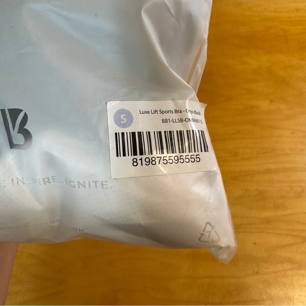Buffbunny Collection Luxe Lift Sports Bra Onyx Black Small NWT - Picture 5 of 11